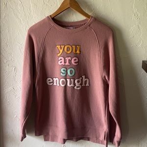 Tunic Sweatshirt, Size Small